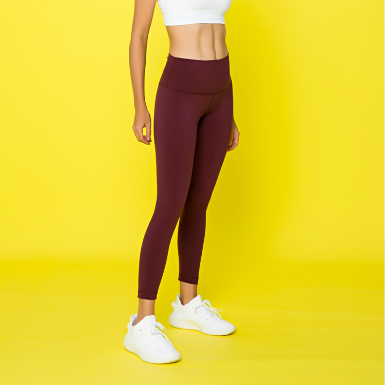 Yoga Pants Women's Scrub Naked Cropped Pants Fitness Hip High Waist Sports Pants legginglu