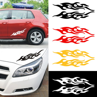 Modified flame car stickers motorcycle flame car stickers flame totem stickers flame stickers price R-21