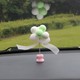 Macaroon Spring-Green White Balloon