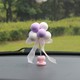 Macaroon Spring-Purple White Balloon