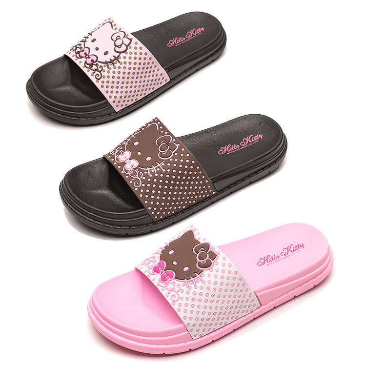 2022 New Slippers Women's Summer Cartoon Cute Cat Home Slippers Bathroom Bath Slippers Non-slip Thick Slippers for Women