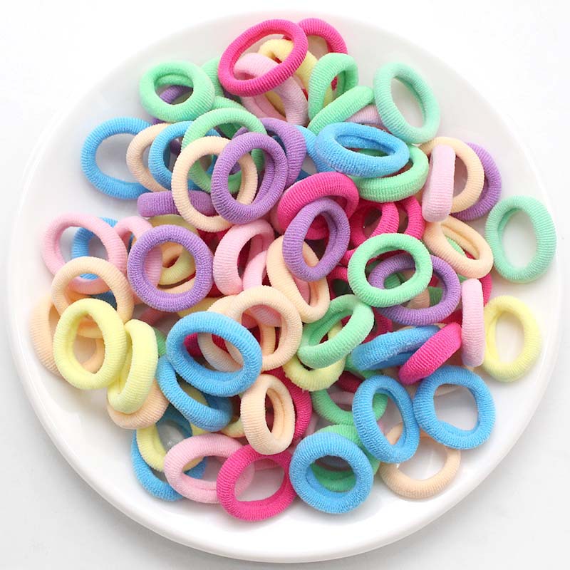 Children's small size Hair Rings Simple High Elastic Towel Rings Girls Hair Ties Rubber Tendons Baby Hair Rope Hair Accessories