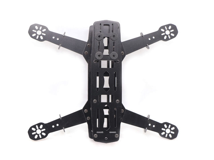 QAV250 четырехосное углеродное волокно на стойке через стойку FPV/антенна многороторная модель Jindian