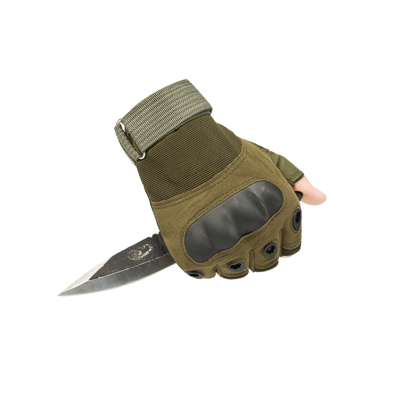 New Cycling Tactical Thin Half-Finger Gloves Men and Women Korean Style Spring and Autumn Sports Outdoor Troops