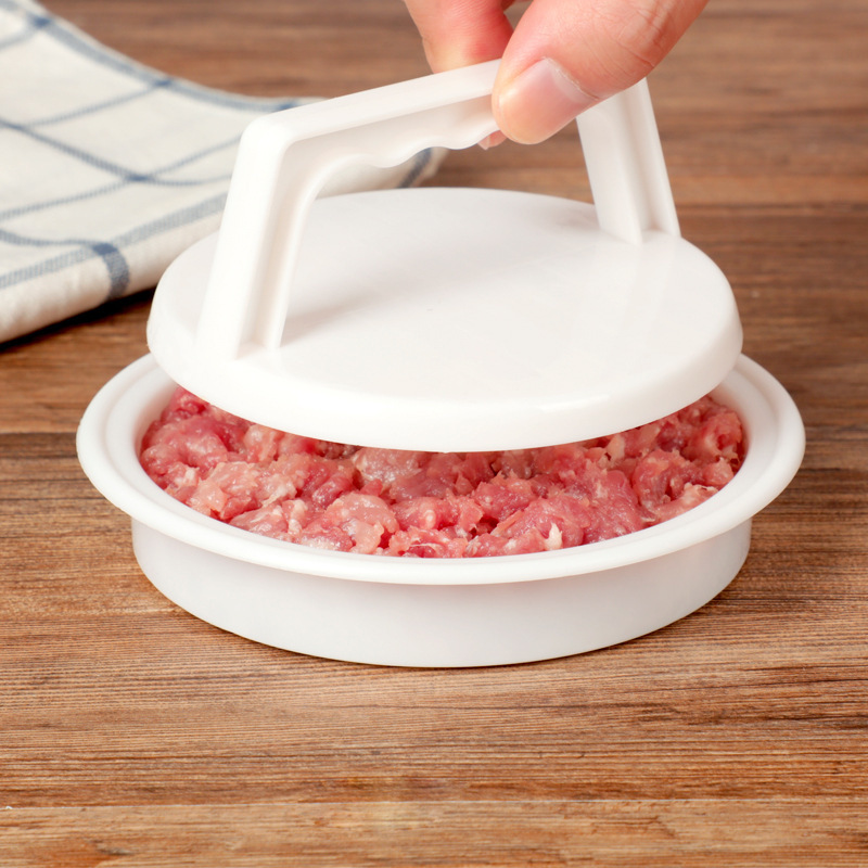 プラスチック製ハンバーガープレス多機能圧肉器ハンバーグ型ハンバーガープレス肉器肉餅型キッチンツール|undefined