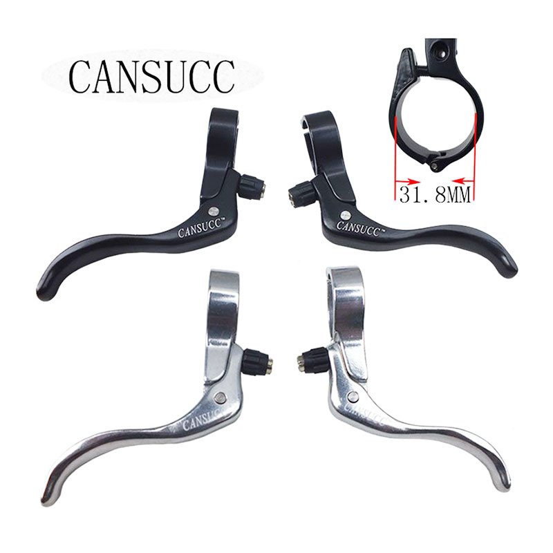 All aluminum cold forging high quality 31.8mm installation caliber dead fly brake handle road car auxiliary brake handle bicycle brake handle