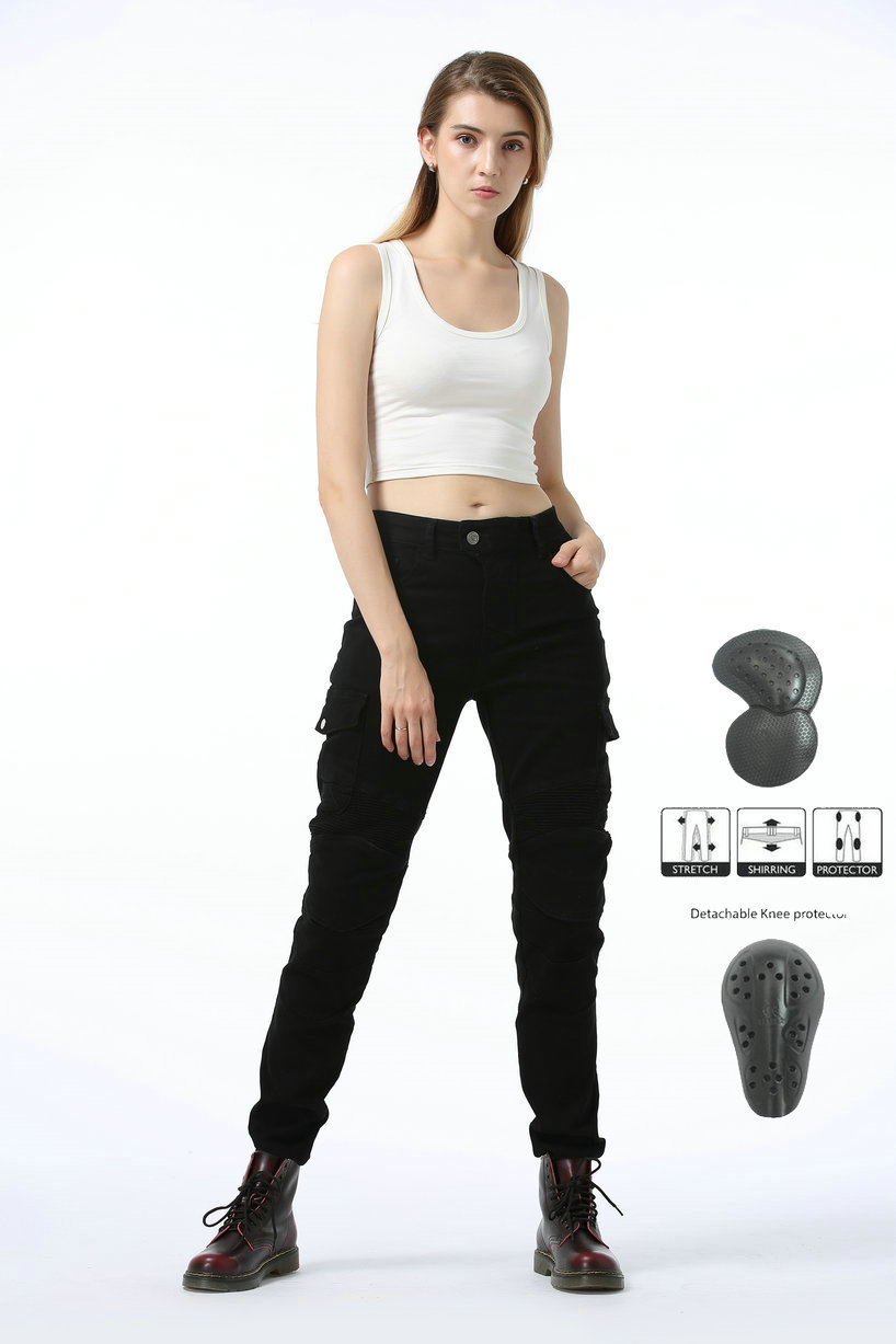 Factory direct VOLERO army green leisure Harley motorcycle pants motorcycle jeans motorcycle racing pants women