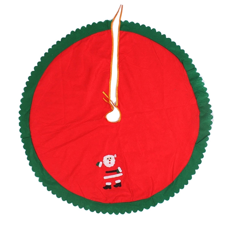 Christmas decoration supplies festive gifts Christmas tree skirt apron 90CM non-woven tree skirt