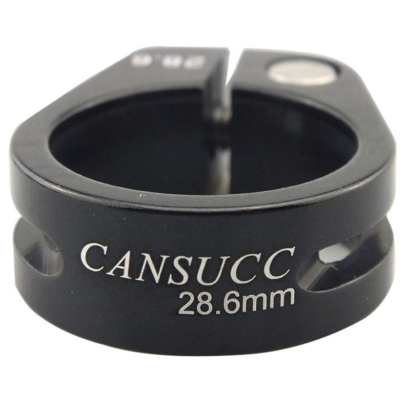 CANSUCC seat tube clamp 28.6 aluminum alloy screw type suitable for dead running car balance car sliding car