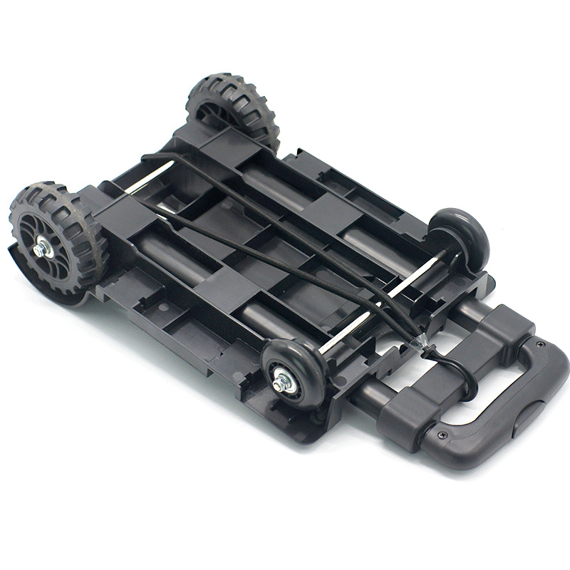 Foldable trolley mini aluminum trolley household trolley portable trolley supermarket shopping luggage trolley wholesale