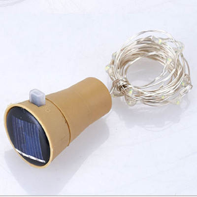 Solar Bottle stopper LED copper wire string light wine bottle stopper Christmas decoration atmosphere String Light