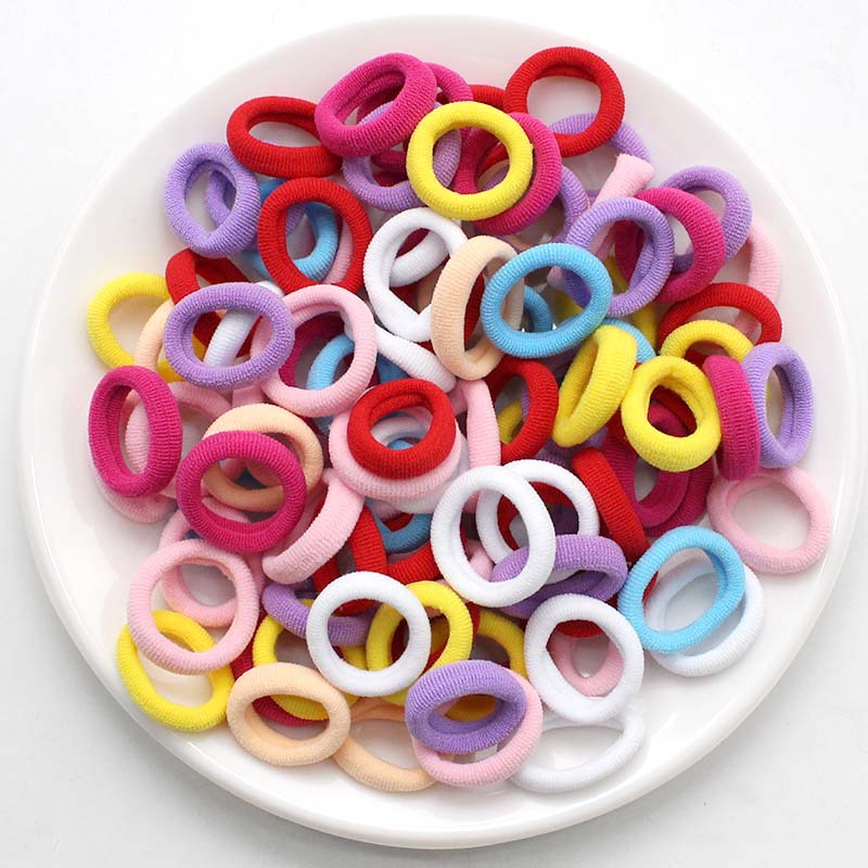 Children's small size Hair Rings Simple High Elastic Towel Rings Girls Hair Ties Rubber Tendons Baby Hair Rope Hair Accessories