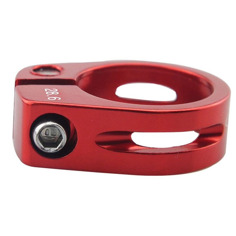 CANSUCC seat tube clamp 28.6 aluminum alloy screw type suitable for dead running car balance car sliding car