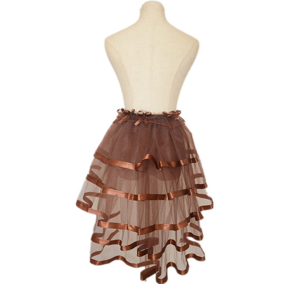 Cross-border Batch Stage Performance Game Dress-up Lace-up Tutu Skirt Elastic Half-page Skirt Multicolor Average Size Sexy Underwear