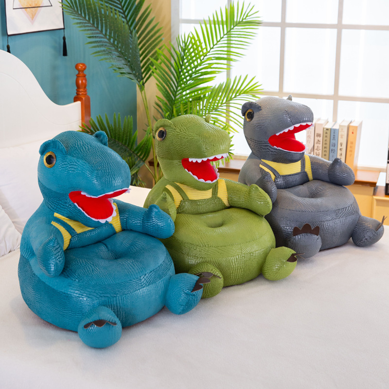 兒童沙發座椅 卡通動物沙發毛絨玩具椅子兒童生日禮物恐龍沙發