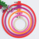 Factory wholesale embroidery ring embroidery diy plastic embroidery shed cross-stitch embroidery embroidery imitation bamboo embroidery cloth poking frame