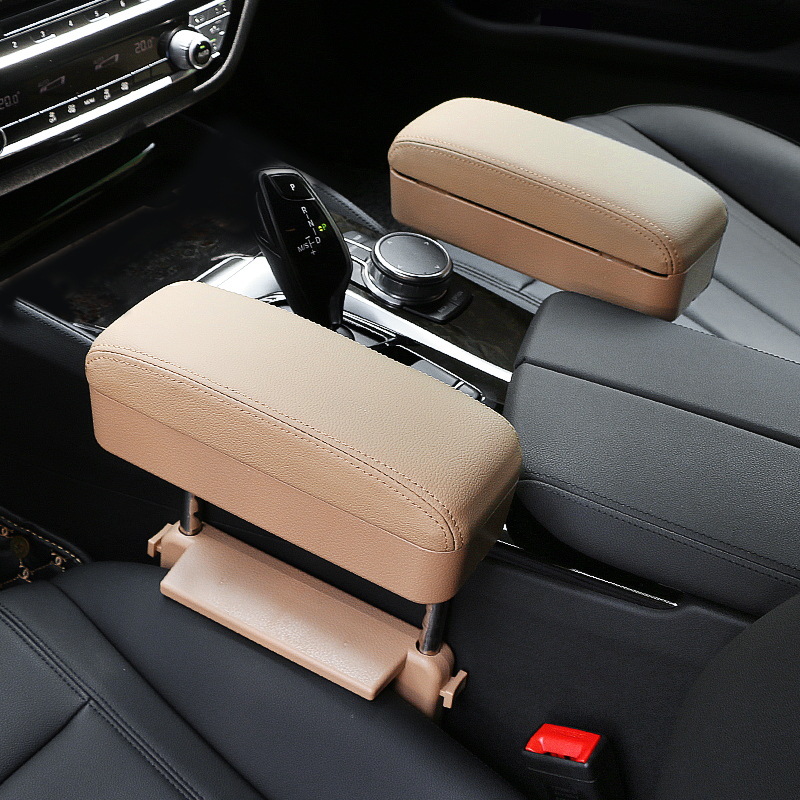 Car seat armrest box car center console armrest universal central lift seat gap storage box