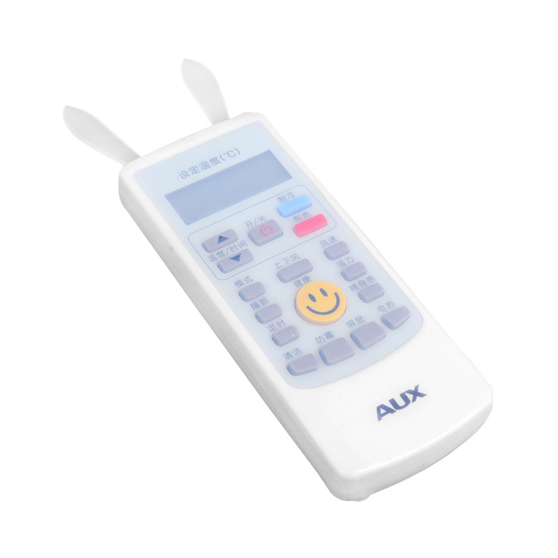 Cute Rabbit air conditioner TV remote control cover dust cover with luminous transparent silicone remote control protective cover