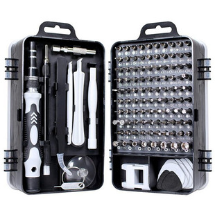 WEEKS wholesale watch mobile phone disassembly and maintenance tools chrome vanadium steel CRV115 in 1 multi-use screwdriver set