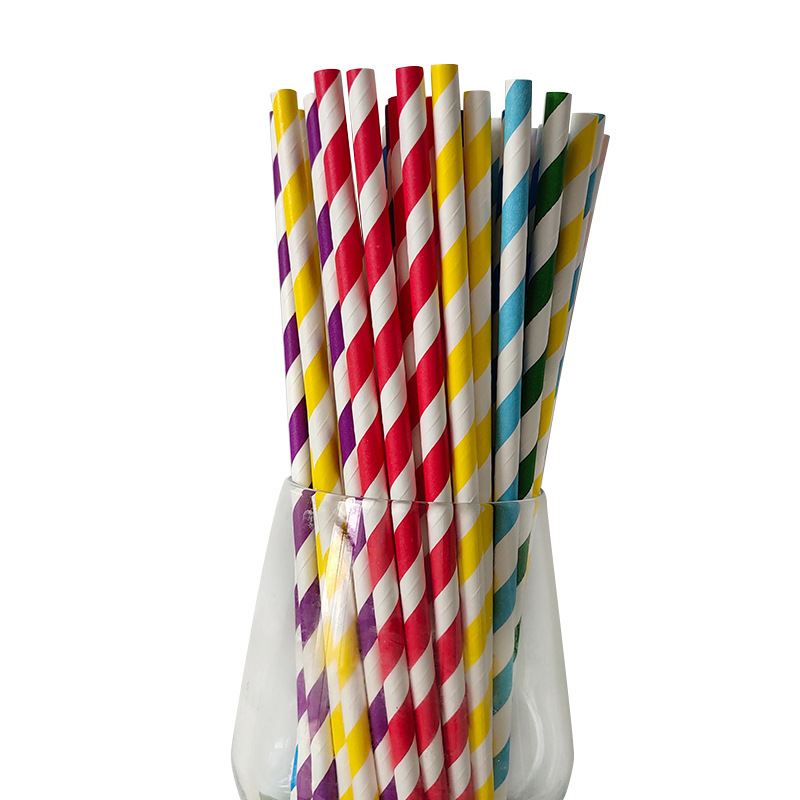 Yaosheng color paper straw Biodegradable paper straws 13867936601