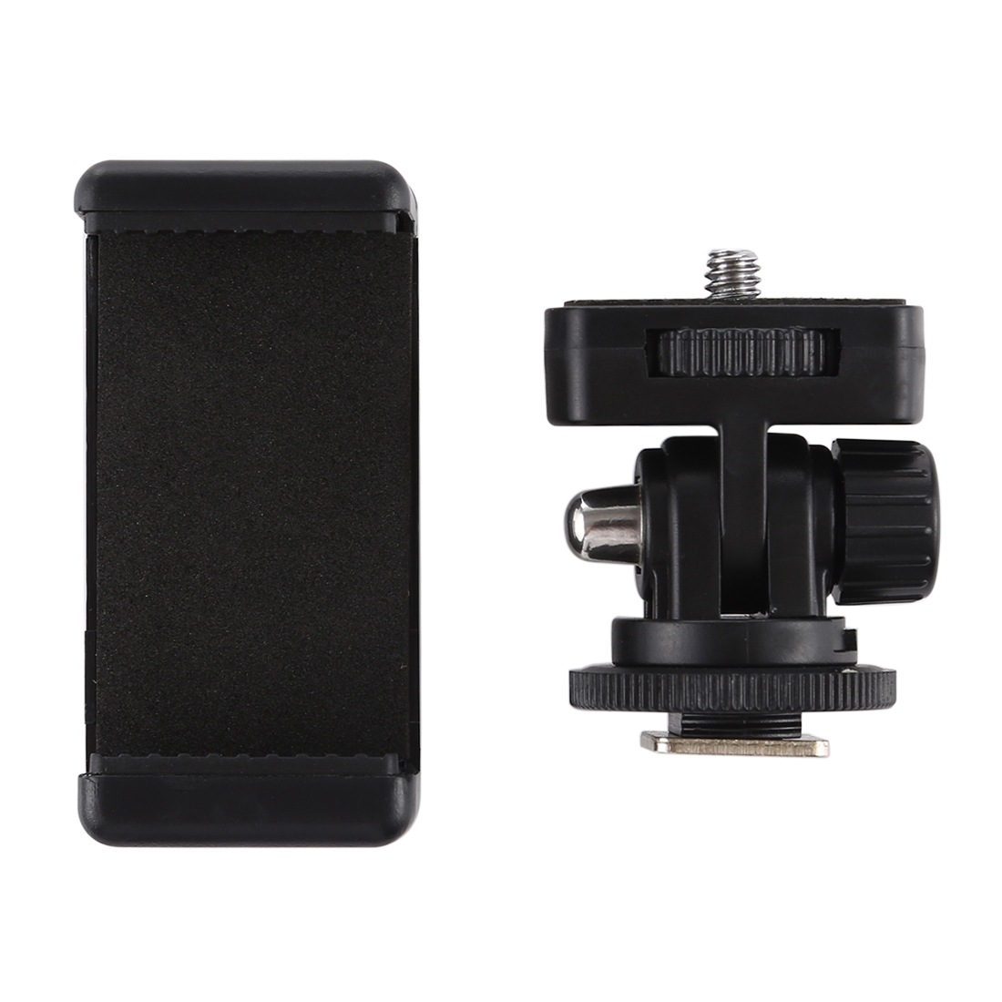 PULUZ Fat Cow 1/4 Screw Tripod Cold Boot Holder Yuntai with Mobile Phone Clip SLR Camera Cold Boot Holder Yuntai