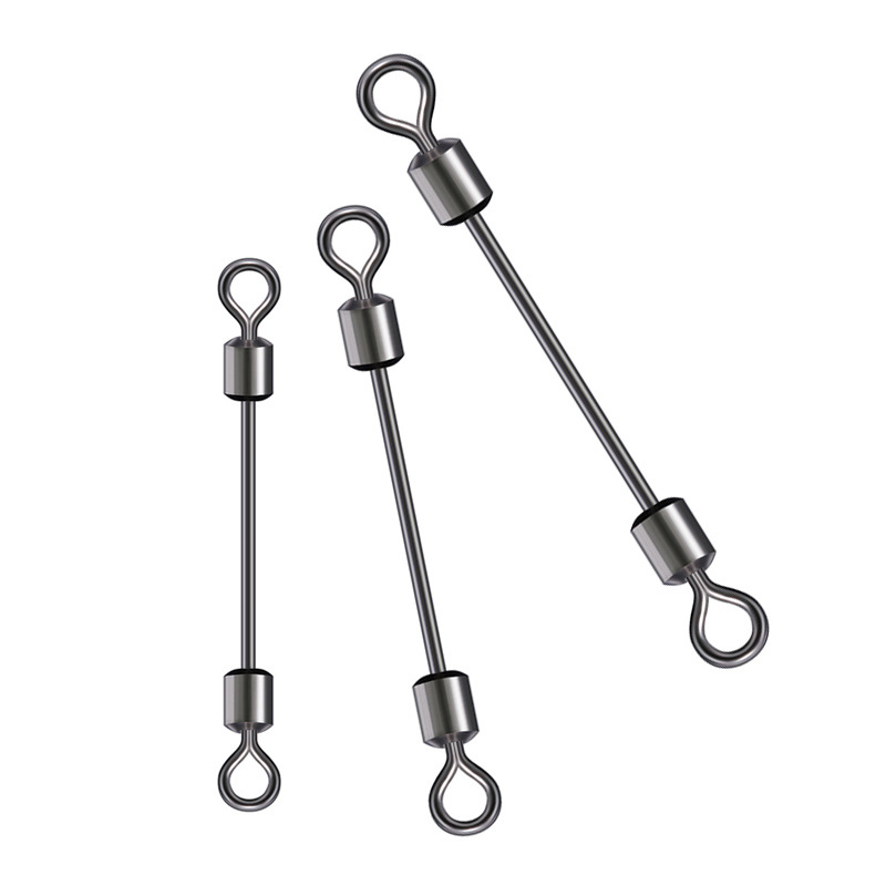 Weihe double-head swivel lead leather seat main line sub-line connector quick connector lead piece swivel Accessories Wholesale