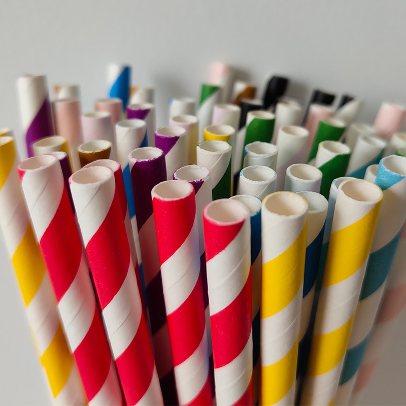 Yaosheng color paper straw Biodegradable paper straws 13867936601