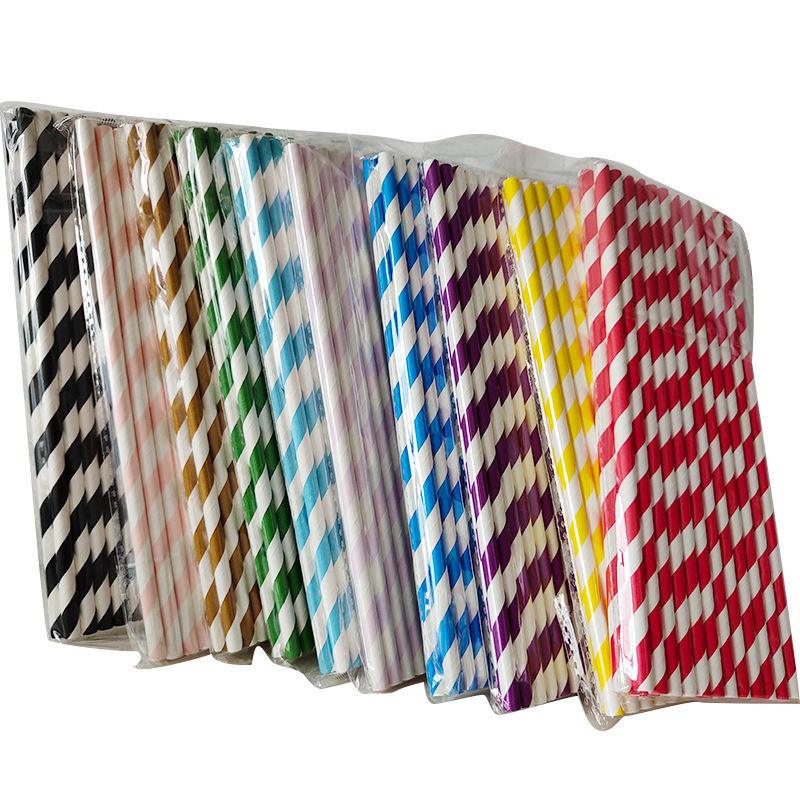 Yaosheng color paper straw Biodegradable paper straws 13867936601