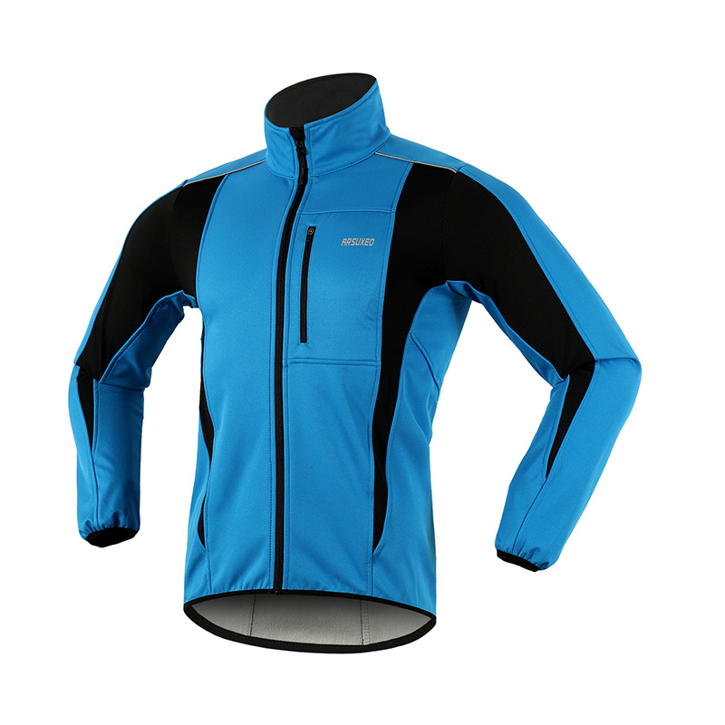 ARSUXEO Winter Weatherproof Fleece Warm Three-layer Riding Suit Coat Jacket Top 15K Men