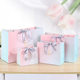Gradient smoke pink ins style gift creative portable gift bag paper bag bag packaging bag high color value wholesale