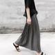 Casual Sportswear Women's Modal Cotton Pleated Skirt Vintage High Waist Skirt Organ Skirt Large Swing Long Skirt