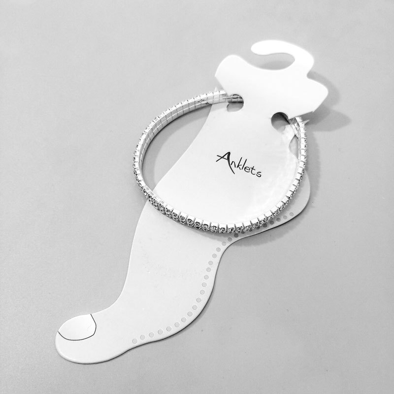 European and American foreign trade fashion elastic diamond anklet anklets accessories wholesale anklets