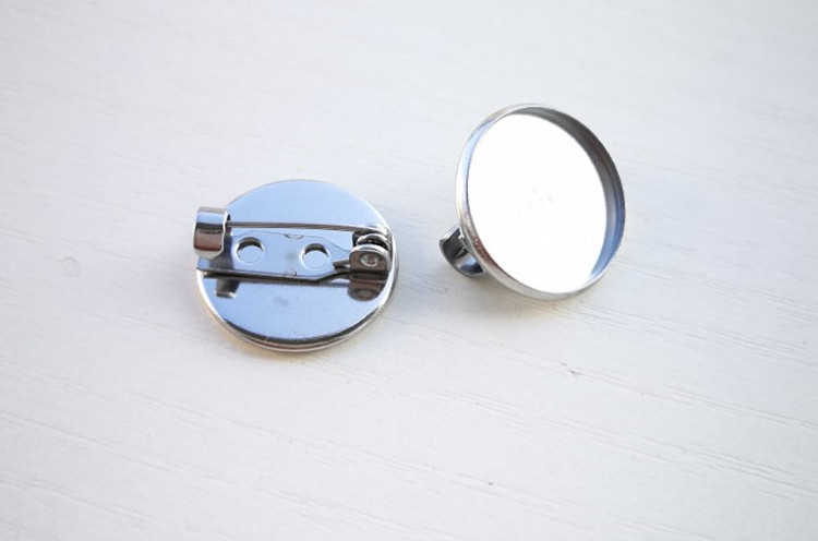 316 stainless steel with tray base brooch pin badge corsage clothes bag DIY accessories accessories