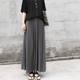 Casual Sportswear Women's Modal Cotton Pleated Skirt Vintage High Waist Skirt Organ Skirt Large Swing Long Skirt