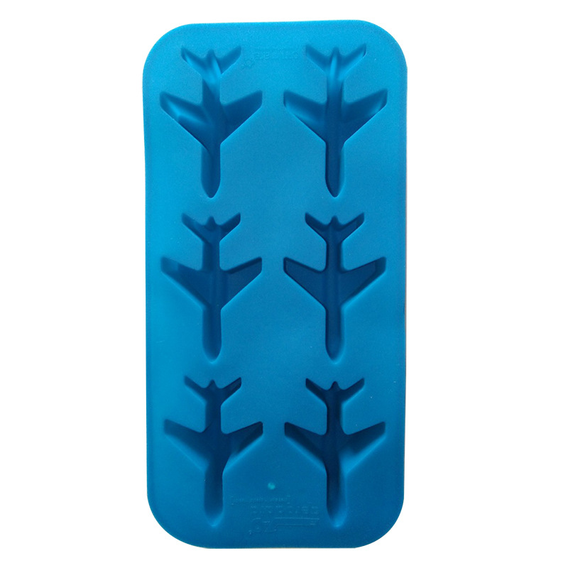 Factory Supply Creative Plastic Small Aircraft Ice Pack 6 Silicone Ice Pack Silicone Ice Mold Letter Ice Pack