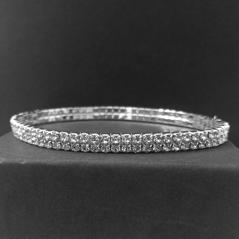 European and American foreign trade fashion elastic diamond anklet anklets accessories wholesale anklets