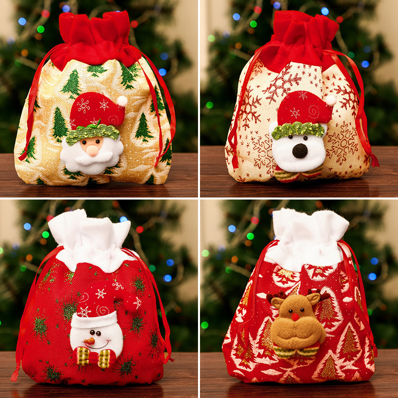 Christmas gift apple bag handbag adult children children Christmas gift decoration high-end gift bag