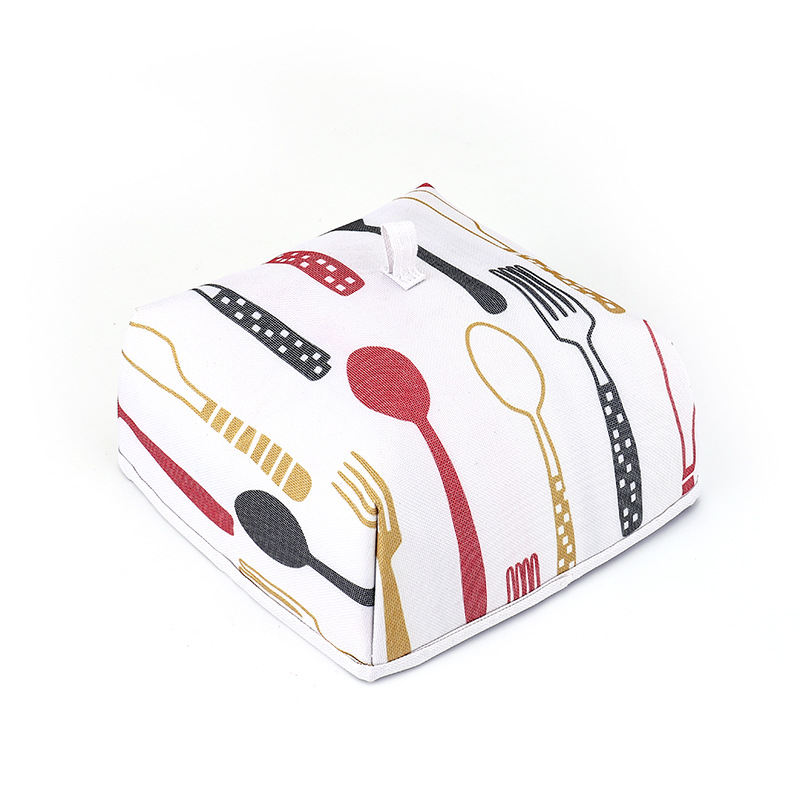 E201-2 Kitchen Heat Preservation Dish Cover Creative Foldable Square Food Cover Aluminum Foil Food Cover Dust Cover for Dining Table