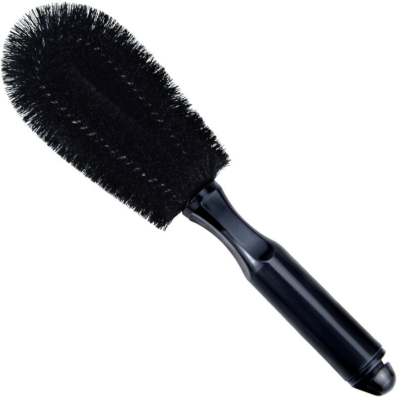 Car Tire Brush Car Wash Tire Cleaning Brush Car Wash Brush Cleaning Supplies Wheel Hub Brush Small Black Round Head
