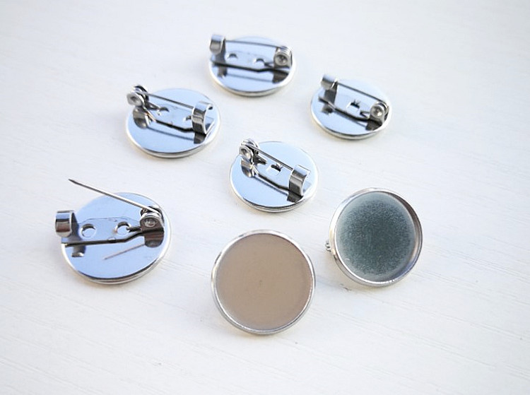 316 stainless steel with tray base brooch pin badge corsage clothes bag DIY accessories accessories