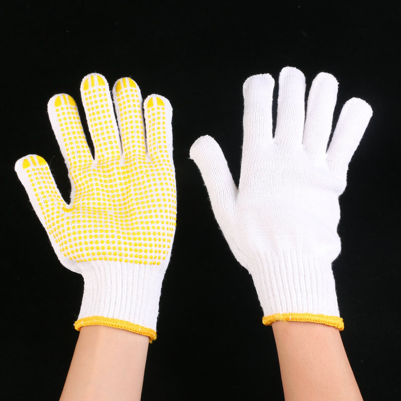 Plastic gloves manufacturers labor protection operations handling non-slip beads dispensing gloves wholesale multi-specification gloves