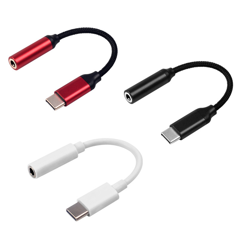 Переплет для наушников type-c к 3.5 мм подходит для Apple 1516 Samsung Huawei цифровой DAC аудио адаптер кабель
