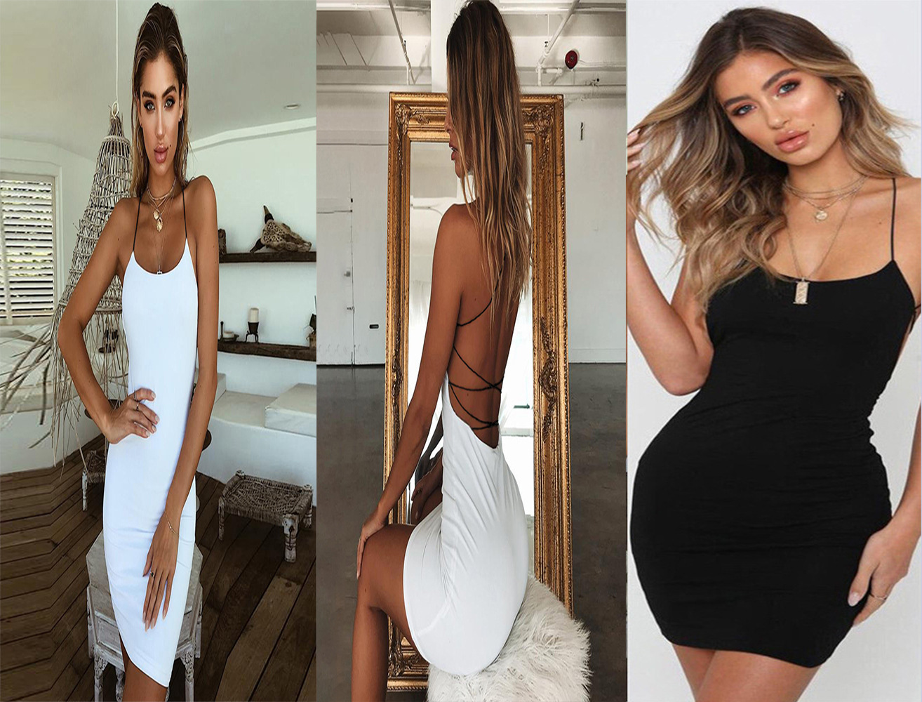 wish foreign trade ebay cross-border explosion summer solid color backfield dress dress hot selling