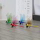 Cross-border 12CM Simulation Dragonfly Magnetic Refrigerator Sticker Pin Curtain Decoration Creative Home Simulation Dragonfly Insert Rod
