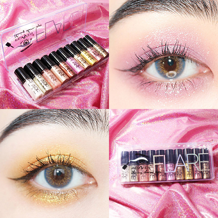 Penifen factory direct P5004H liquid eye shadow eye shadow glitter sequins lasting no makeup off no smudges