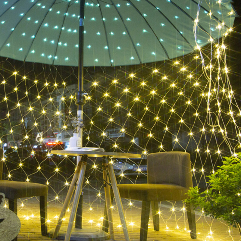 Net Light fishing net light starry net decoration solar net light outdoor waterproof Park decoration led Net Light wholesale