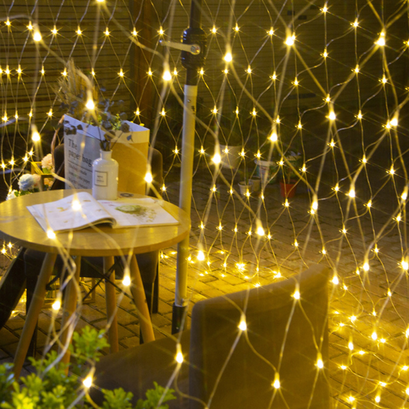 Net Light fishing net light starry net decoration solar net light outdoor waterproof Park decoration led Net Light wholesale