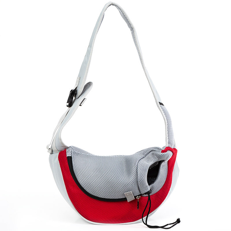Pet bag cat and dog out carrying bag slung shoulder bag breathable mesh pet backpack pet supplies wholesale