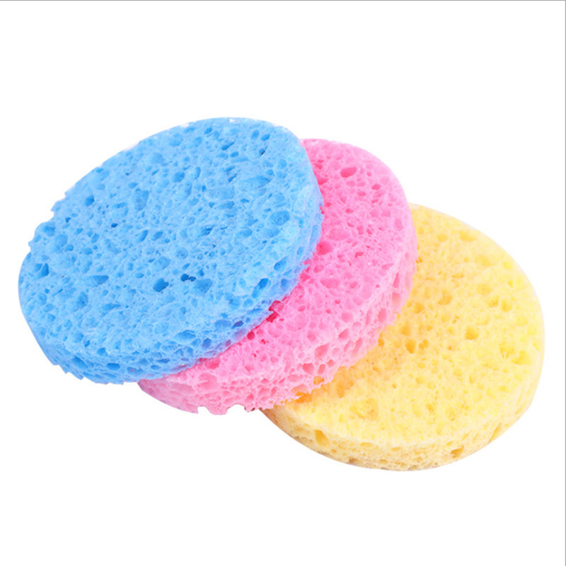 Natural Wood Pulp Cotton Face Cleansing Honeycomb Cleansing Face Cleansing Remover Cotton Makeup Cotton Exfoliating Face Cleansing Sponge