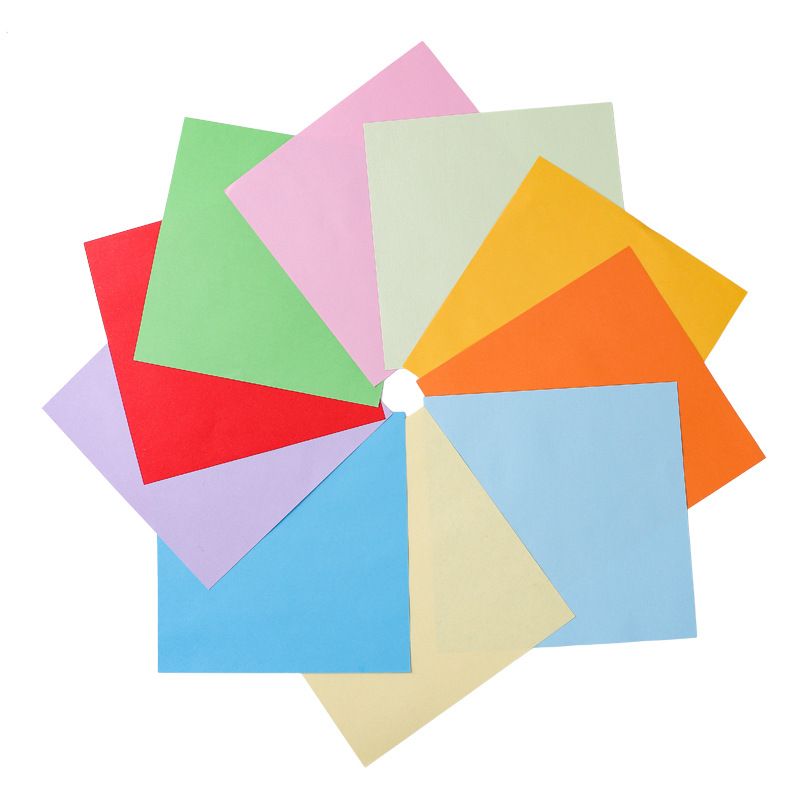 15cm square origami handmade color origami Children DIY Creative Origami color paper wholesale